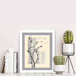 Wallity Cuadro Decorativo Enmarcado Multicolor BCT-003